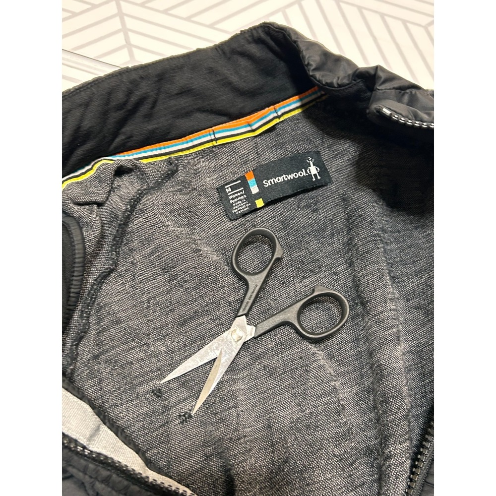 Smartwool Women's size M Smartloft 60 Merino Wool Blend Zip Up Hybrid Jacket a3 - Picture 5 of 12